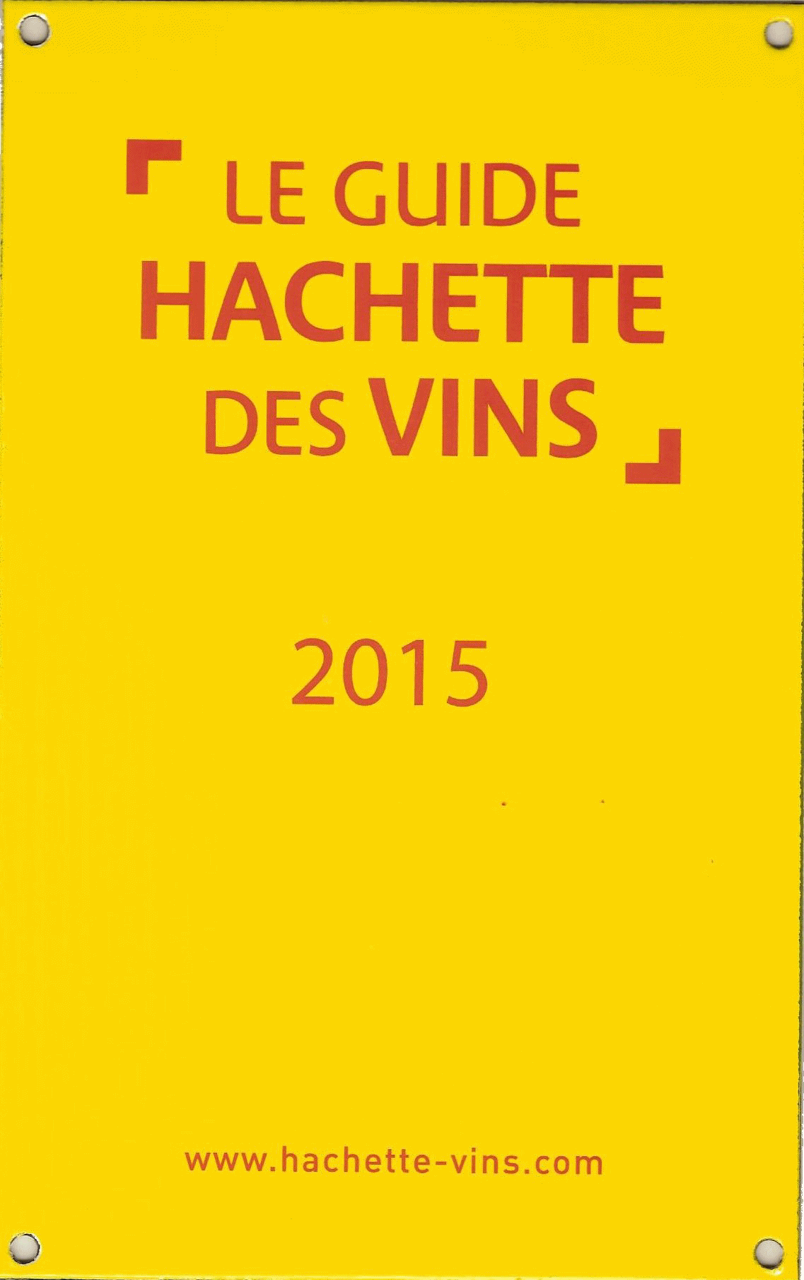 Guide Hachette 2015
